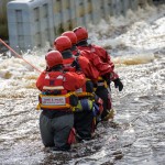 Swift Water Rescue Training at the Tees Barrage
